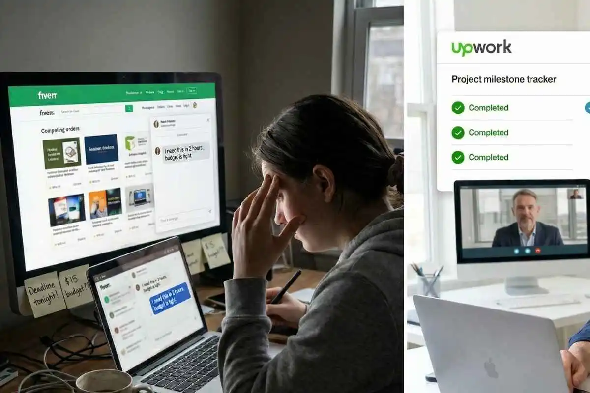 Freelancing on Fiverr vs Upwork the real difference in client quality nobody talks about