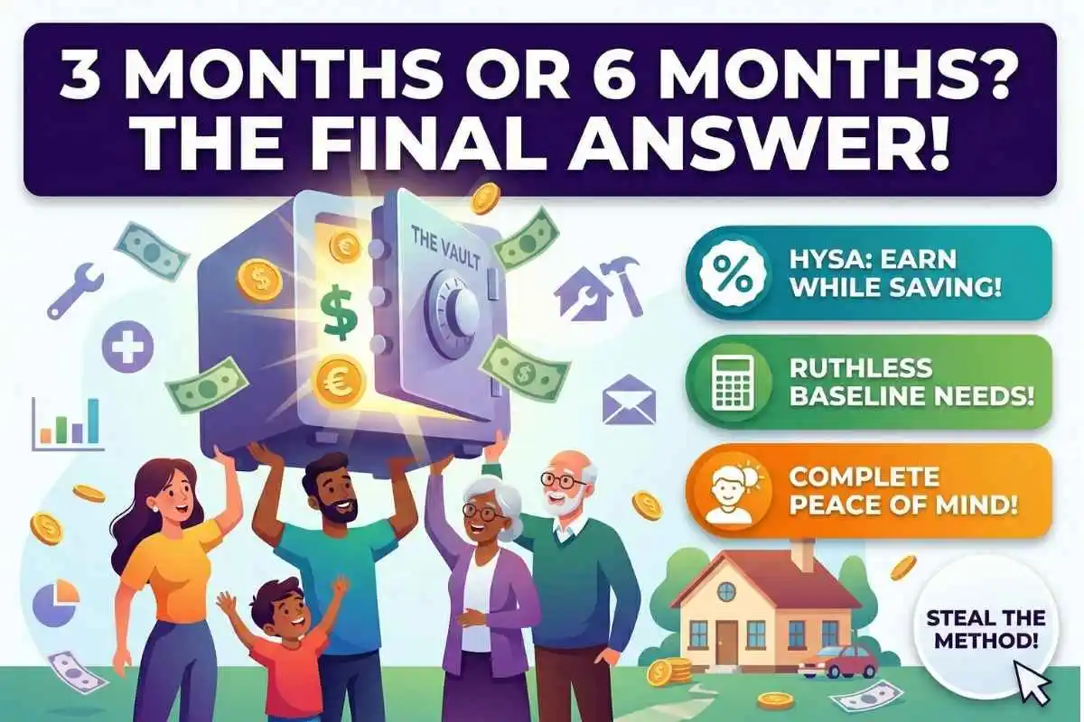 The 3-Month vs. 6-Month Emergency Fund How to Decide Which One You Actually Need