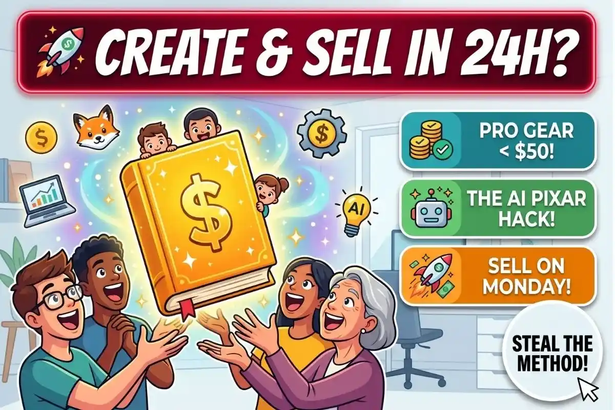 Create a 3D Children's book this Sunday and sell it by Monday.