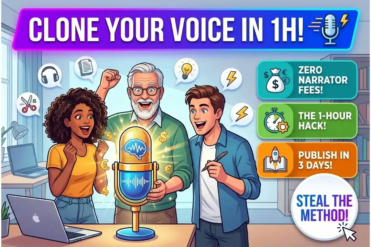 Stop paying narrators This AI clones your voice for audiobooks in 1 hour.