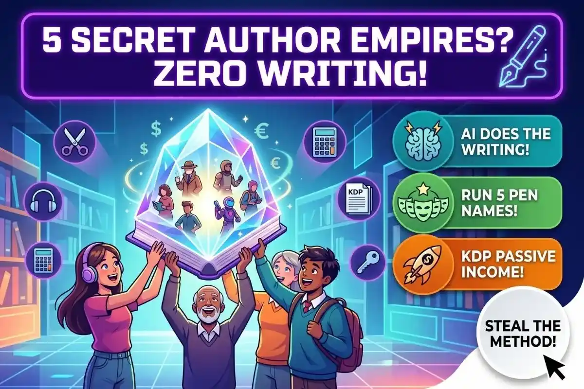 The Faceless Author strategy Run 5 secret pen names using AI today.