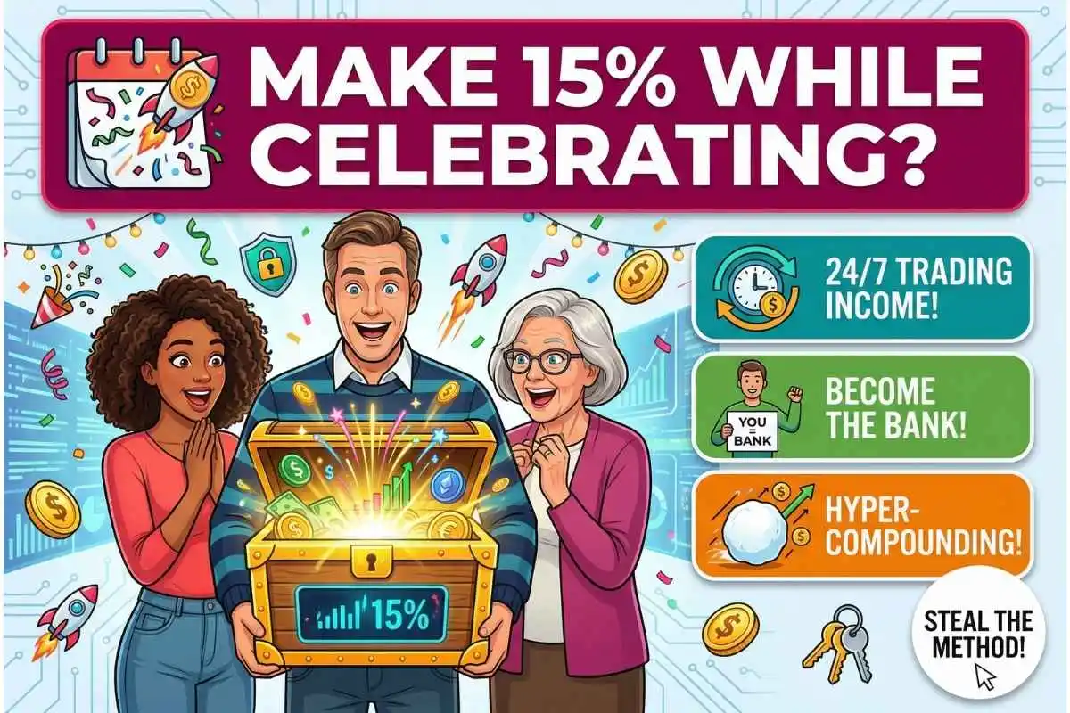 The Holiday Yield Trick Earn 15% on your crypto while you celebrate today