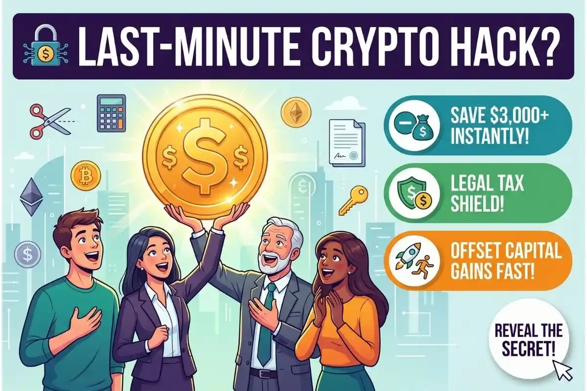 The Last-Minute Tax Hack Shield your 2026 crypto gains before Tuesday.