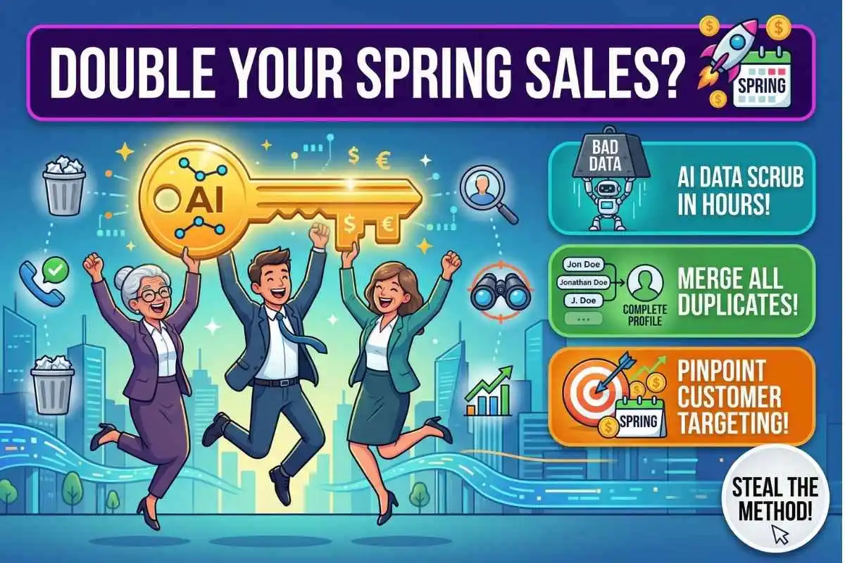The Q2 AI Reset Clean your business data today to double your spring sales