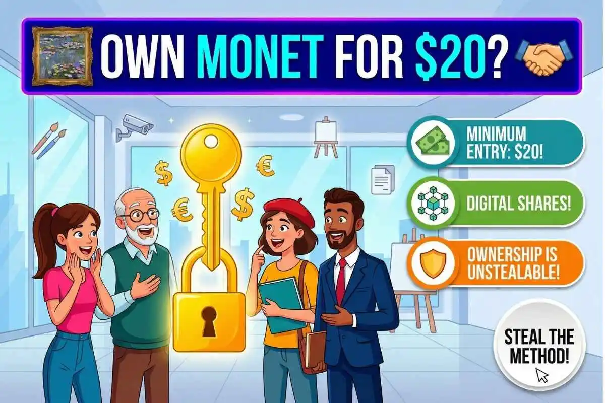 Tokenized Spring Auctions Own a piece of a Monet for $20 this weekend