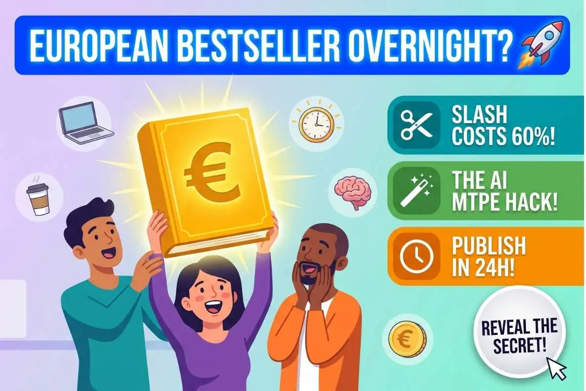 AI German Book Translation Have your thriller ready for the European market by tomorrow morning