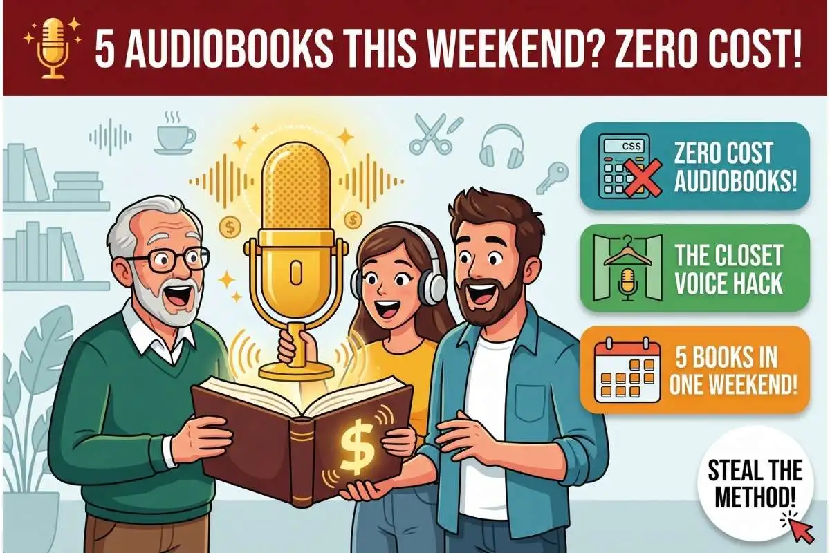 AI Voice Cloning for Authors: Narrate 5 audiobooks this weekend for absolutely free