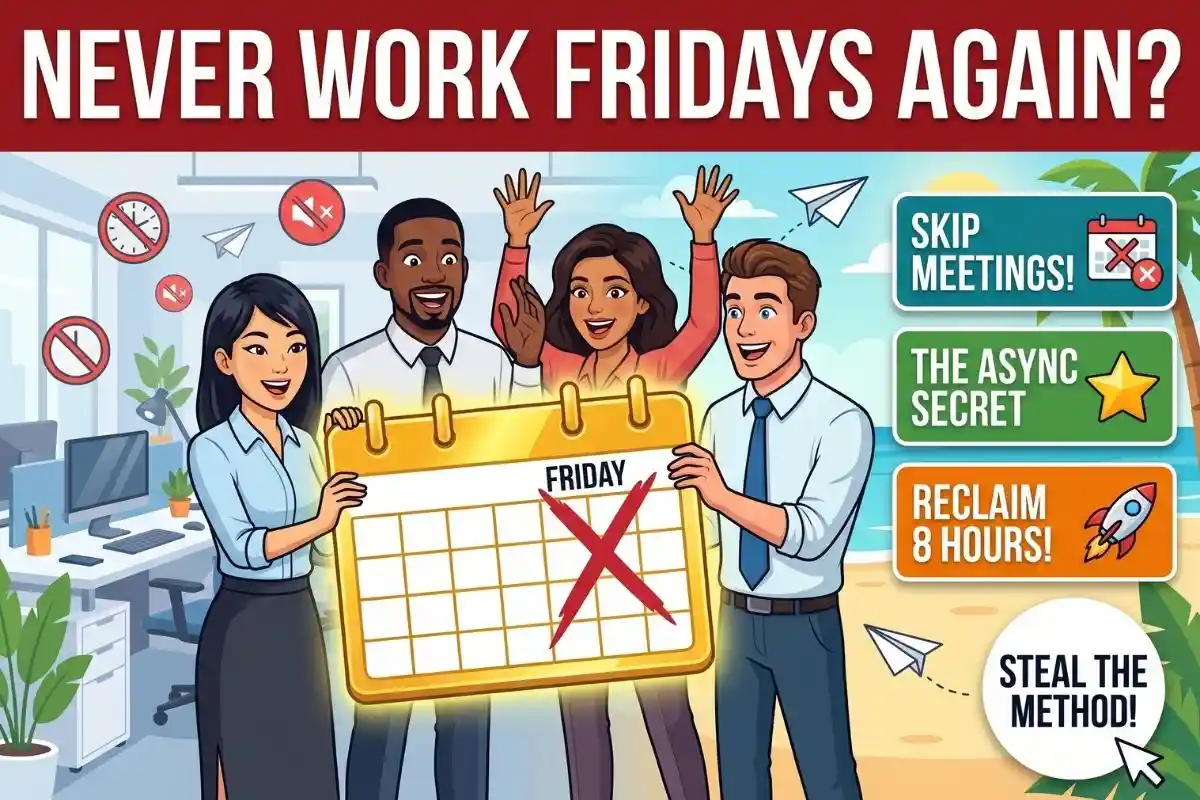 Async Summer Fridays Set up this workflow today so you never work Fridays again.