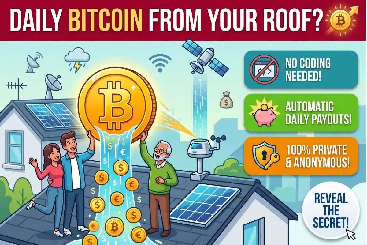 DePIN Roof Sensor Passive Income Earn daily Bitcoin by sharing your weather data safely