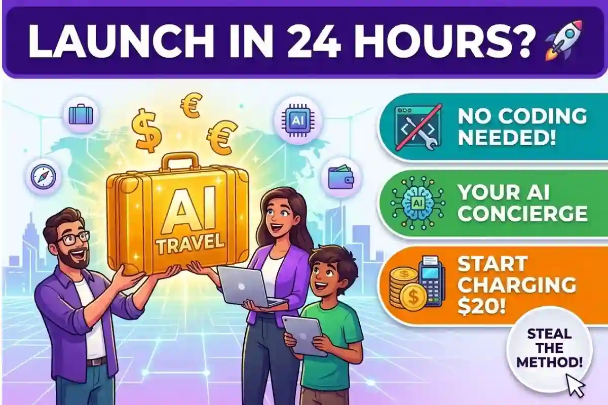 Launch an AI Travel Planner this weekend and charge tourists $20 a trip.
