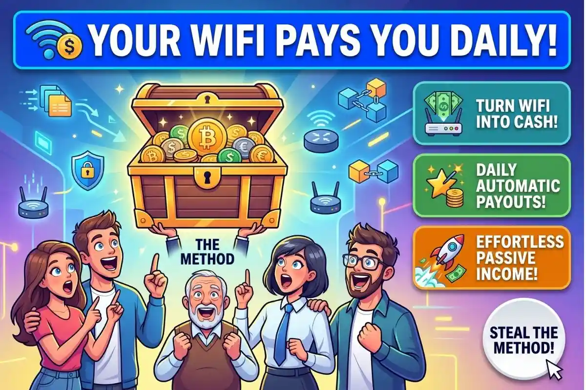 Sell your extra home Wi-Fi for Bitcoin The 2026 passive income trick.