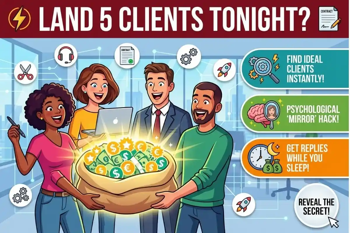 The 1-Minute Pitch Use AI to land 5 high-paying freelance clients tonight.