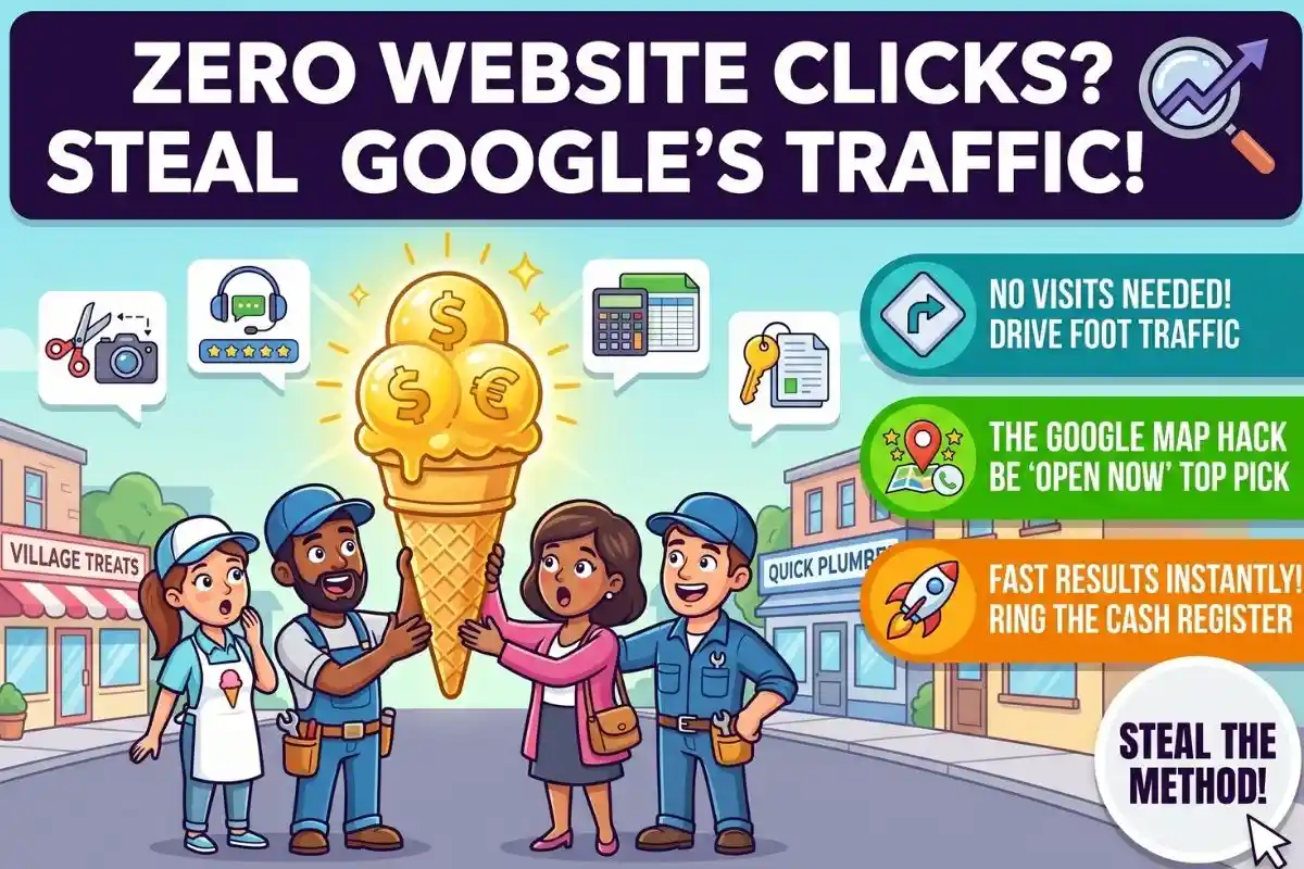 The Zero-Click Summer How local ice cream shops are stealing Google traffic.