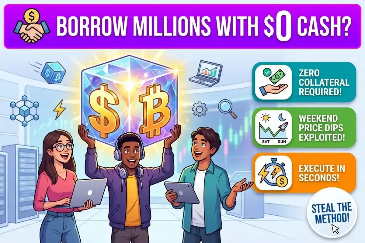 The weekend Flash Loan secret Arbitrage crypto without using your money.