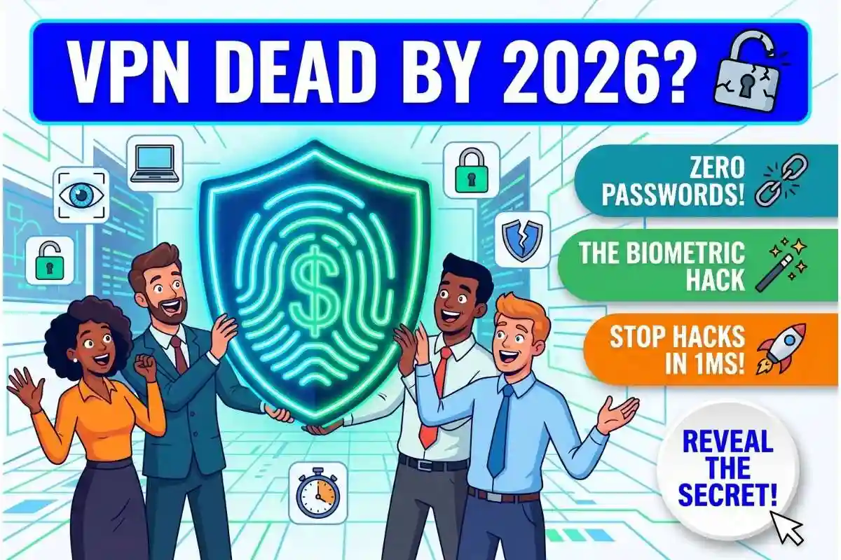 Zero-Trust Biometric Security: Why 2026 firms are banning VPNs to stop Friday cyber-attacks