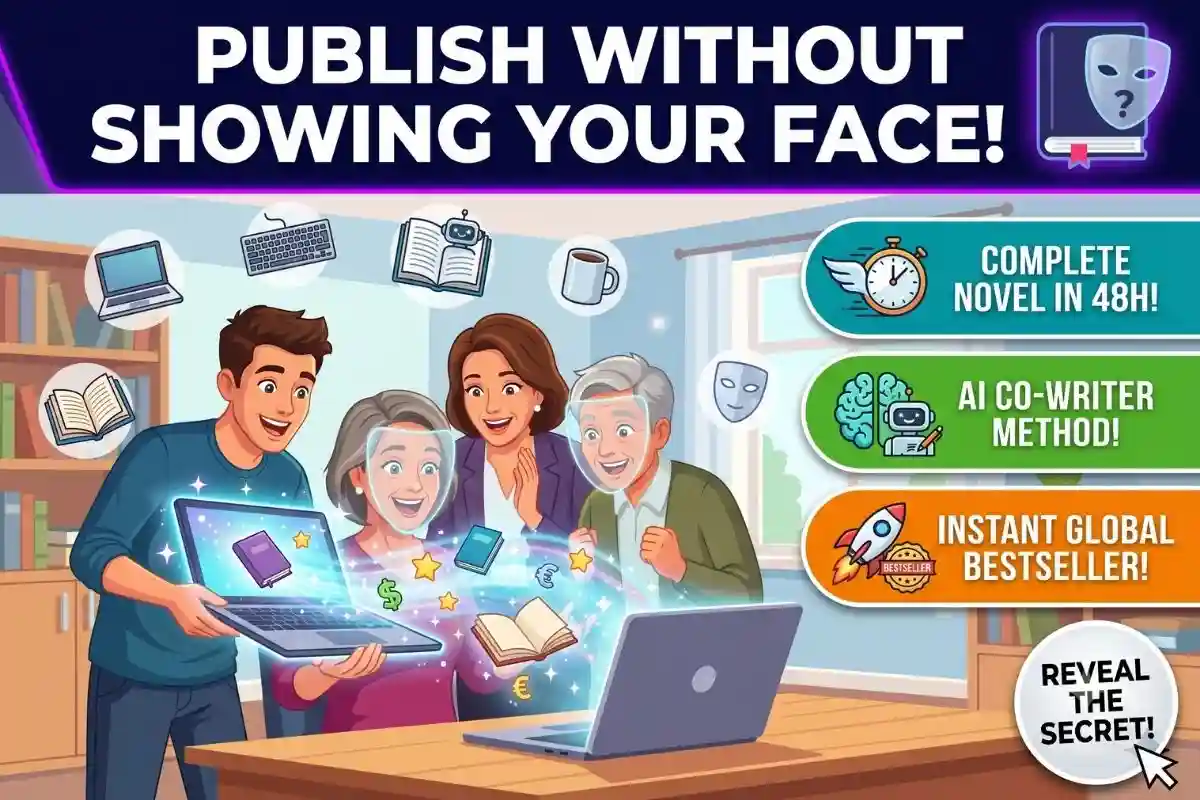 AI Secret Bestseller Launch Publish a 2026 novel this weekend without ever showing your real face