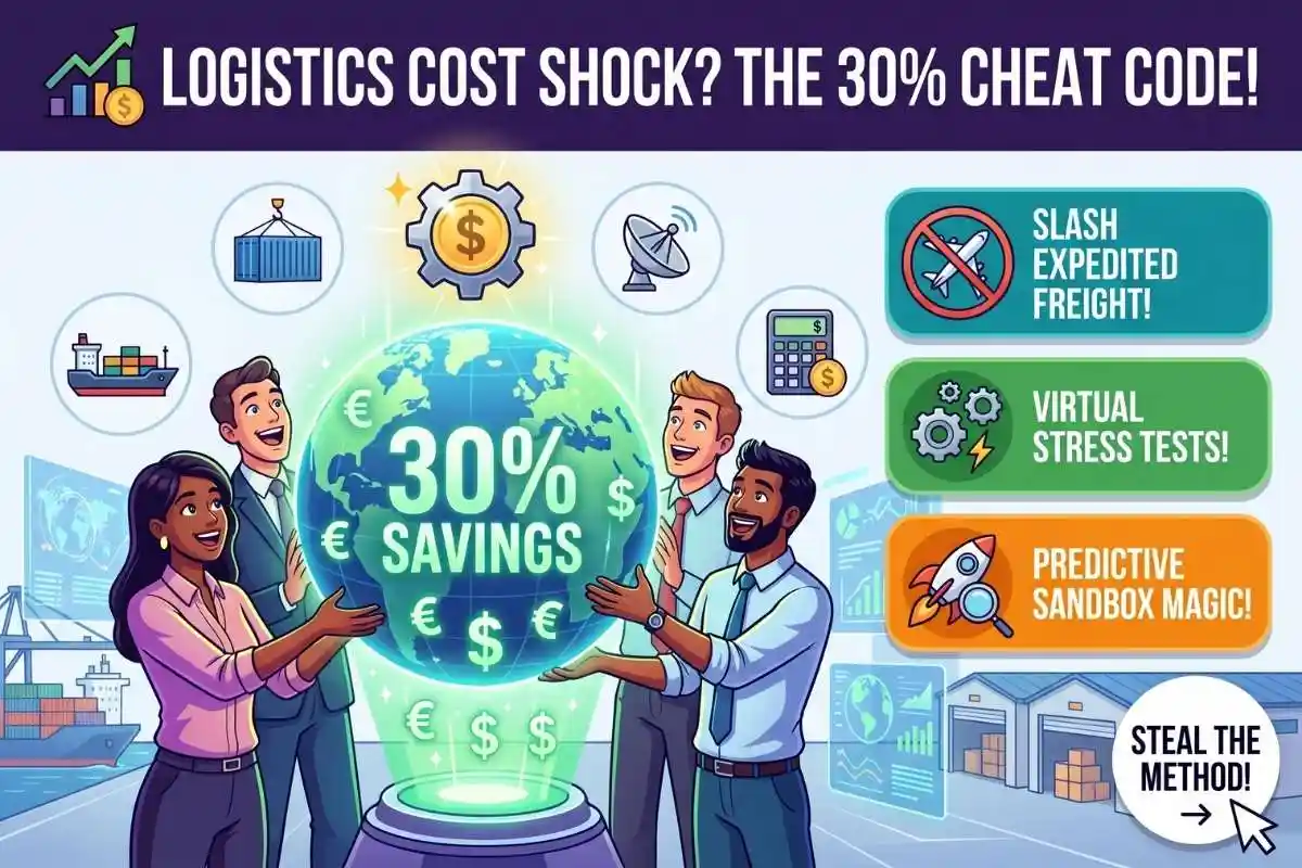 B2B Supply Chain Digital Twins The 2026 simulation trick cutting corporate logistics costs by 30%