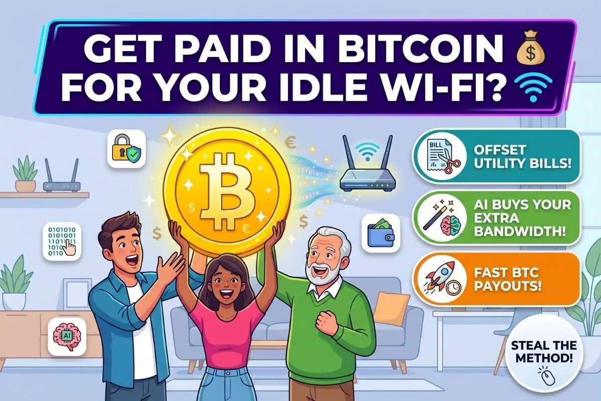 DePIN Wi-Fi Passive Income Rent out your unused home internet bandwidth for Bitcoin today