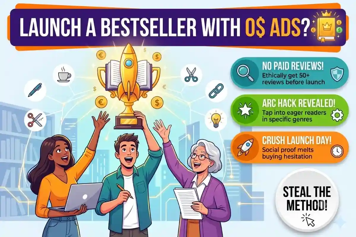 Ethical ARC Book Marketing Get 50 verified reviews before you even launch your weekend writing sprint