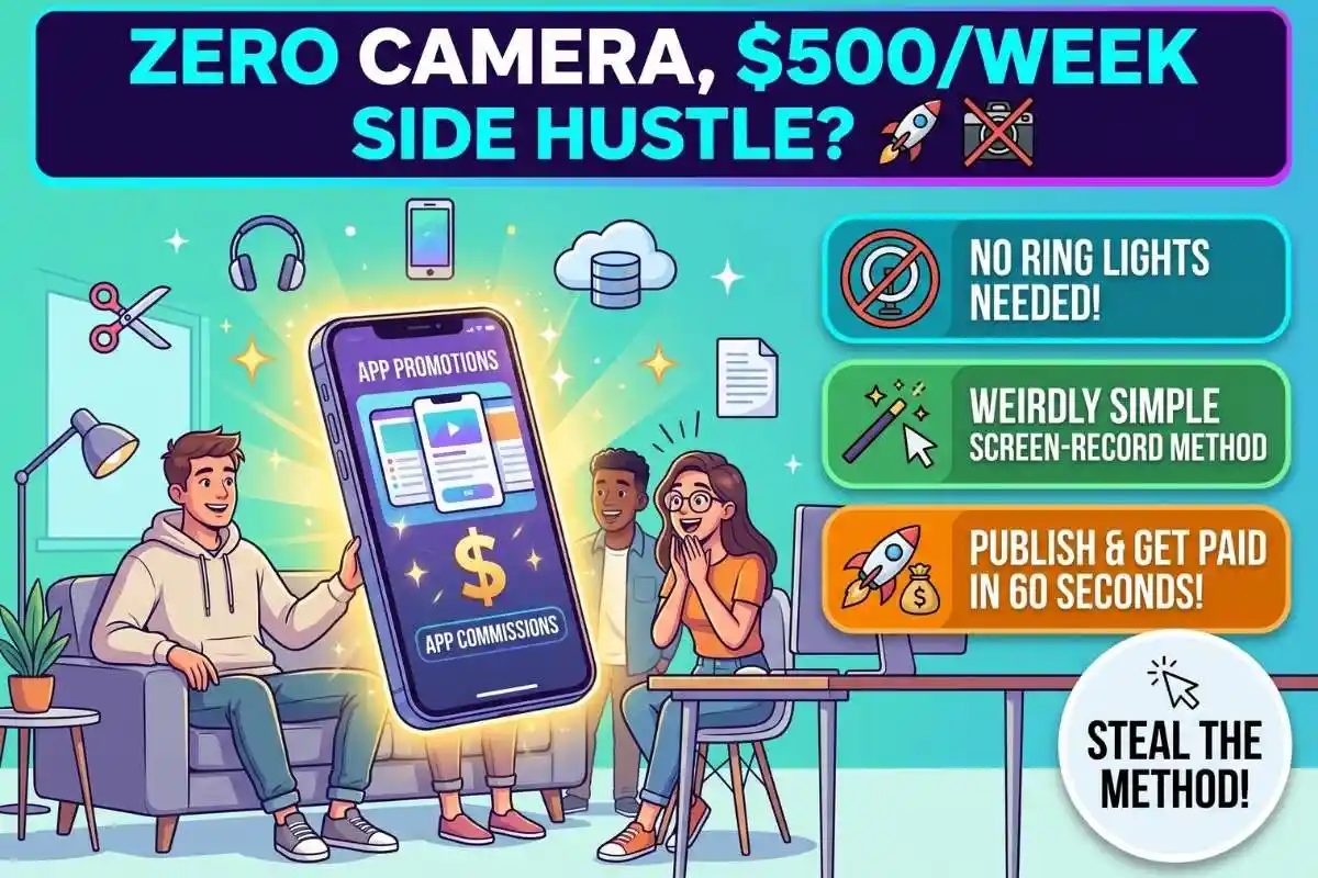 Faceless TikTok App Promos The weirdly simple side hustle generating $500 a week right now