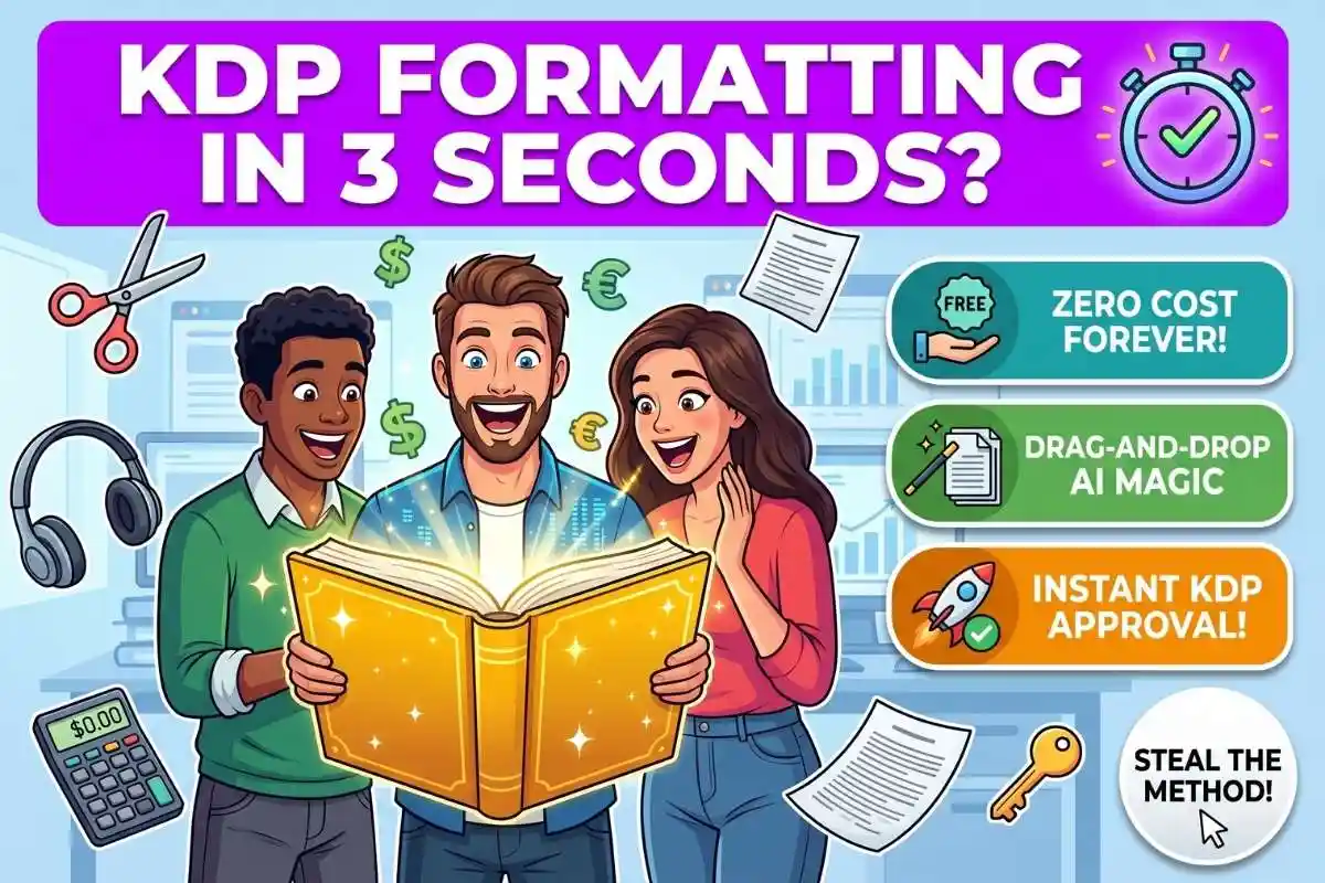Instant AI KDP Formatting This free 2026 tool preps your book interior in exactly 3 seconds