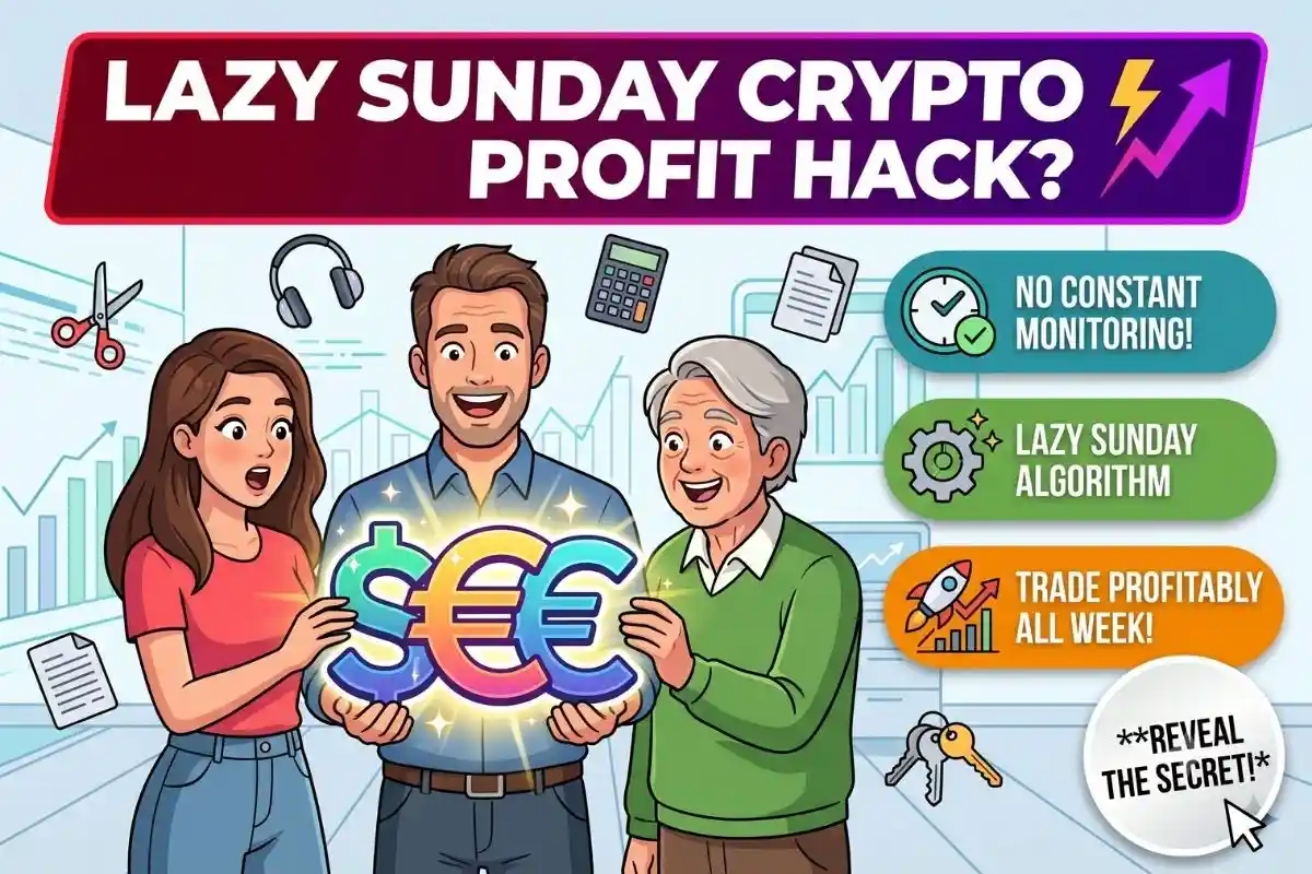 Lazy Sunday Crypto Trading Bot Set this algorithm up once to trade for you profitably all next week