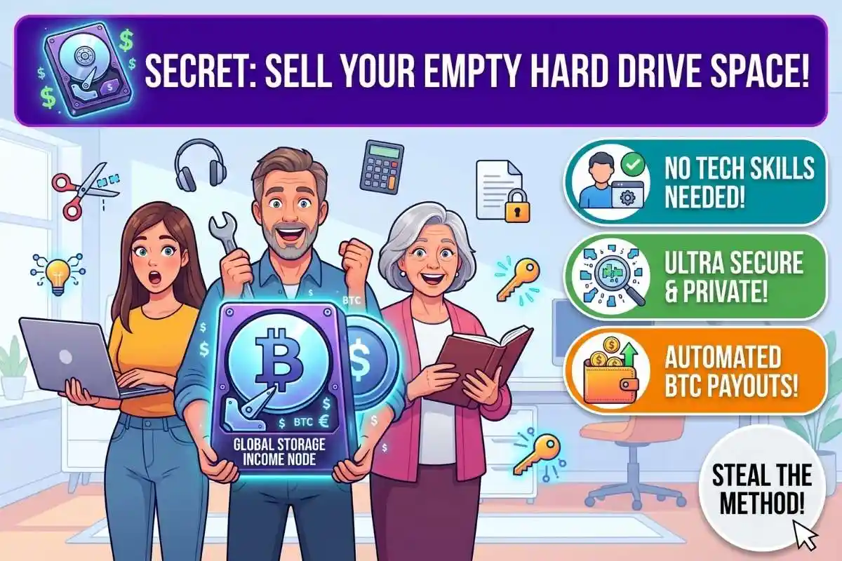 Peer-to-Peer Hard Drive Renting Share your empty storage today and earn Bitcoin by tonight safely