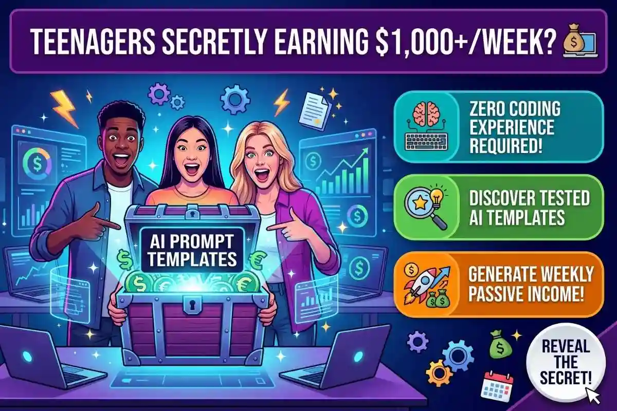 Sell Custom AI Prompts: The 2026 weekend side hustle making teenagers $1,000 a week