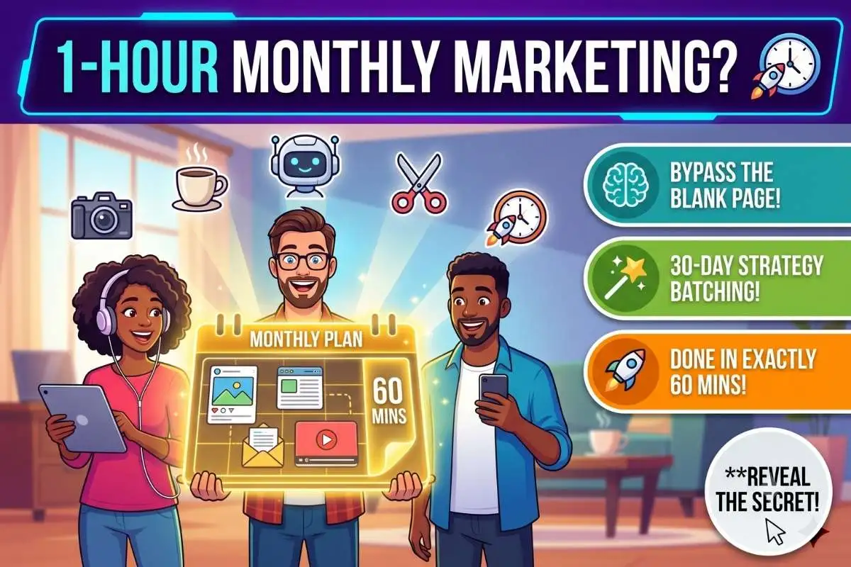 Sunday AI Content Strategy: Plan 30 days of 2026 marketing material in exactly 1 hour this weekend