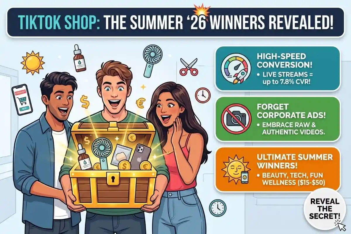 TikTok Shop Conversion Rates The exact 2026 product categories you must sell this summer