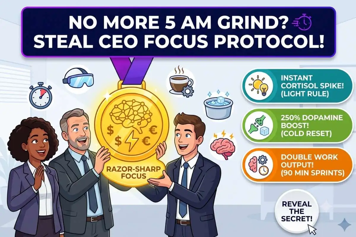 Bio-Hacking Founder Routines The exact morning protocol 2026 CEOs use to double focus