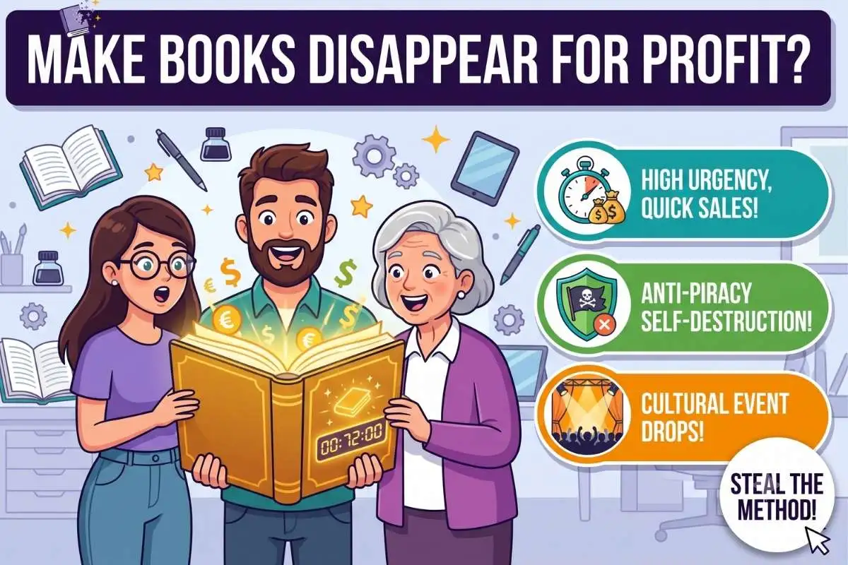 Ephemeral Publishing 2026 Why smart authors are selling disappearing books to drive insane hype