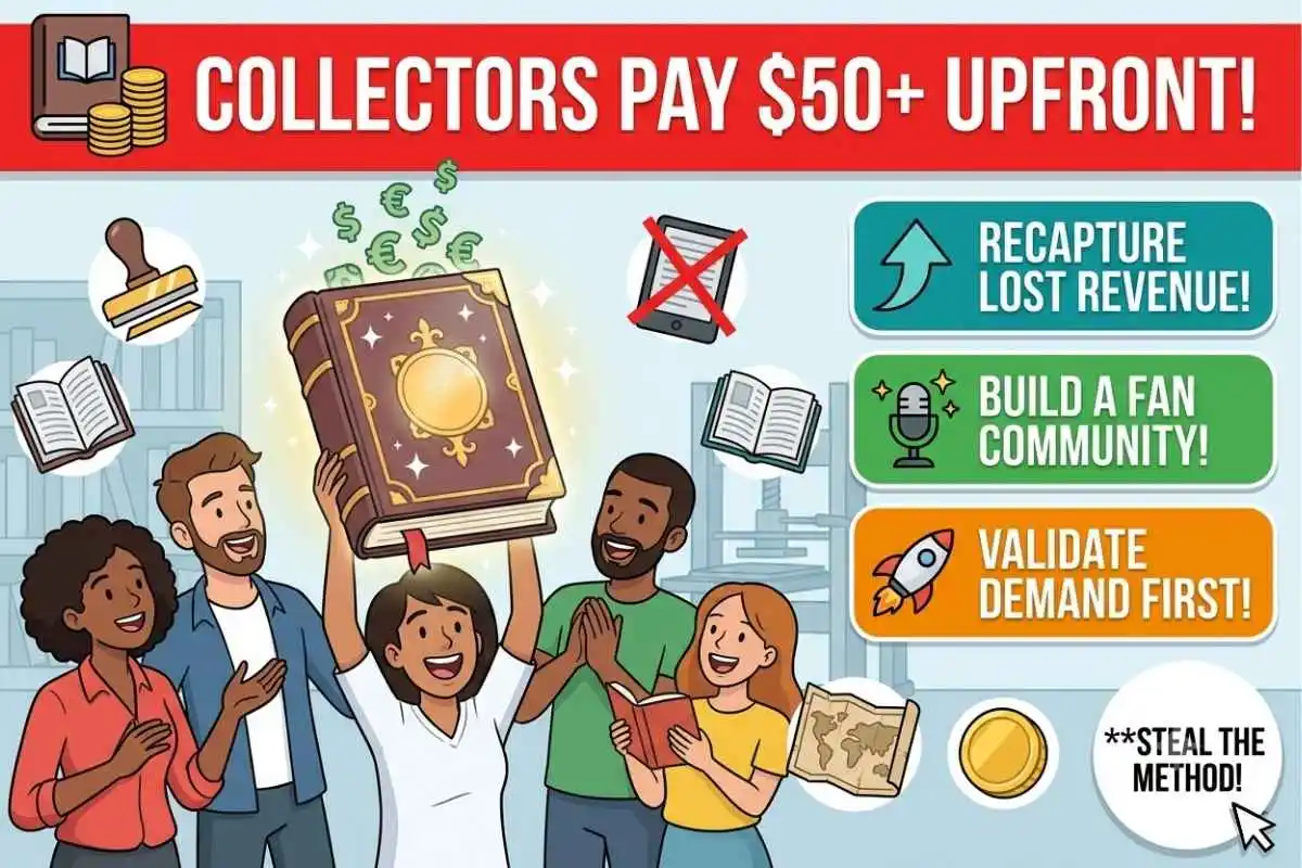Kickstarter Book Bundles Make readers pay $50 upfront for premium physical merchandise