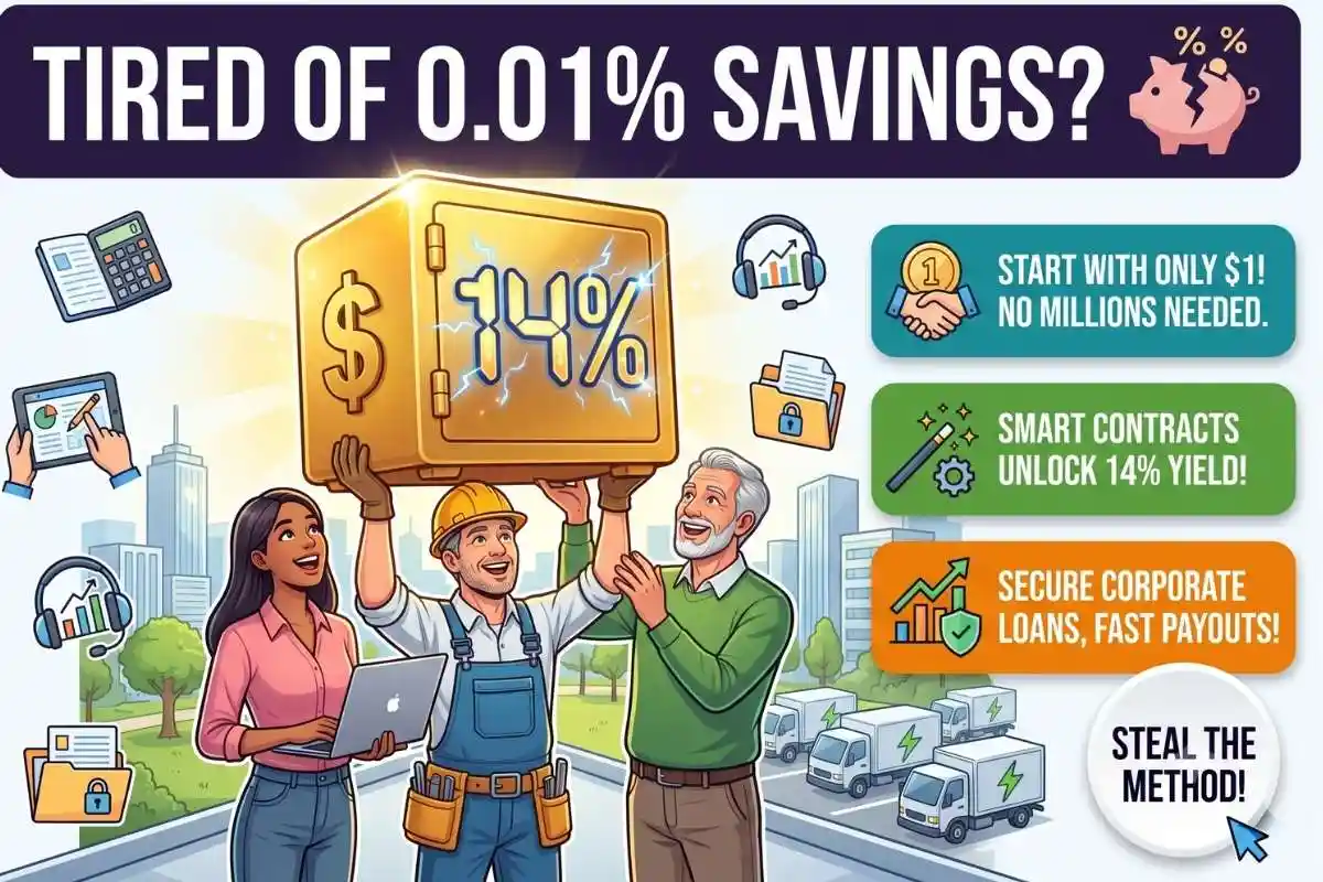 Tokenized Private Credit Be the bank and earn 14% interest on secure corporate loans