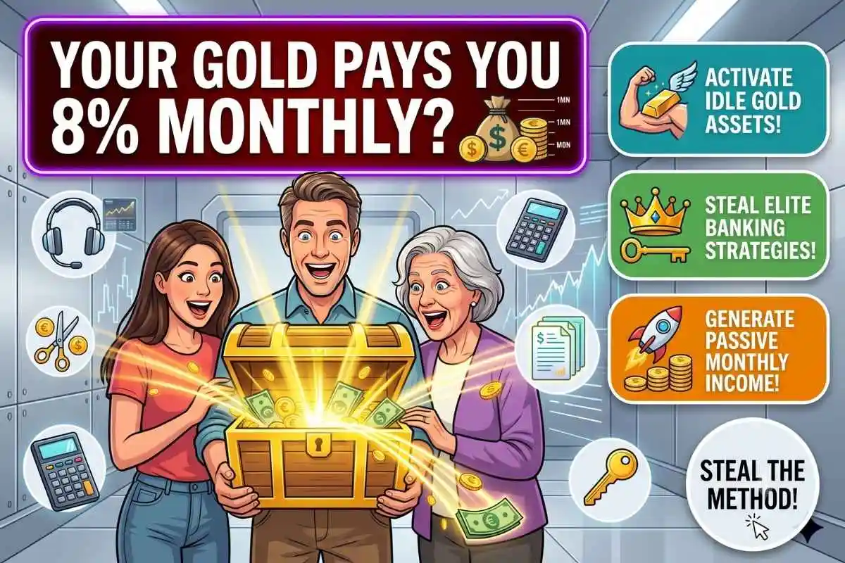 Yield-Bearing Physical Gold Earn 8% monthly interest on your 2026 bullion starting right now